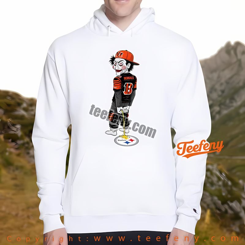 Cincinnati Bengals Billy Puppet Halloween SHoodielers Rivalry Shirt Cotton Cincinnati Bengals Billy Puppet Halloween SHoodielers Rivalry Shirt Cotton