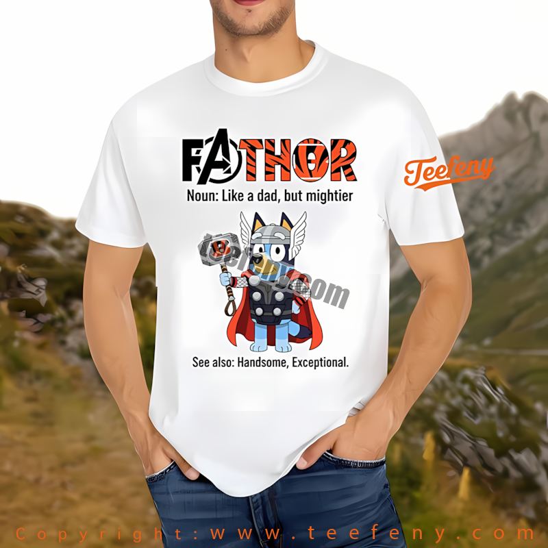 Cincinnati Bengals Bluey Fathor Shirt Adults