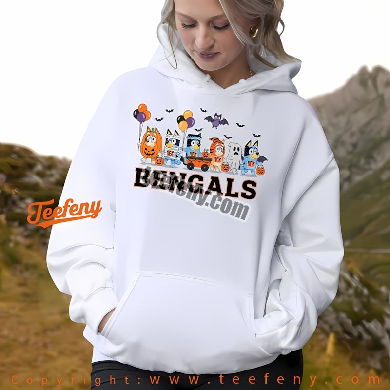 Cincinnati Bengals Bluey Halloween Parade Costume Hoodie Men Cincinnati Bengals Bluey Halloween Parade Costume Hoodie Men