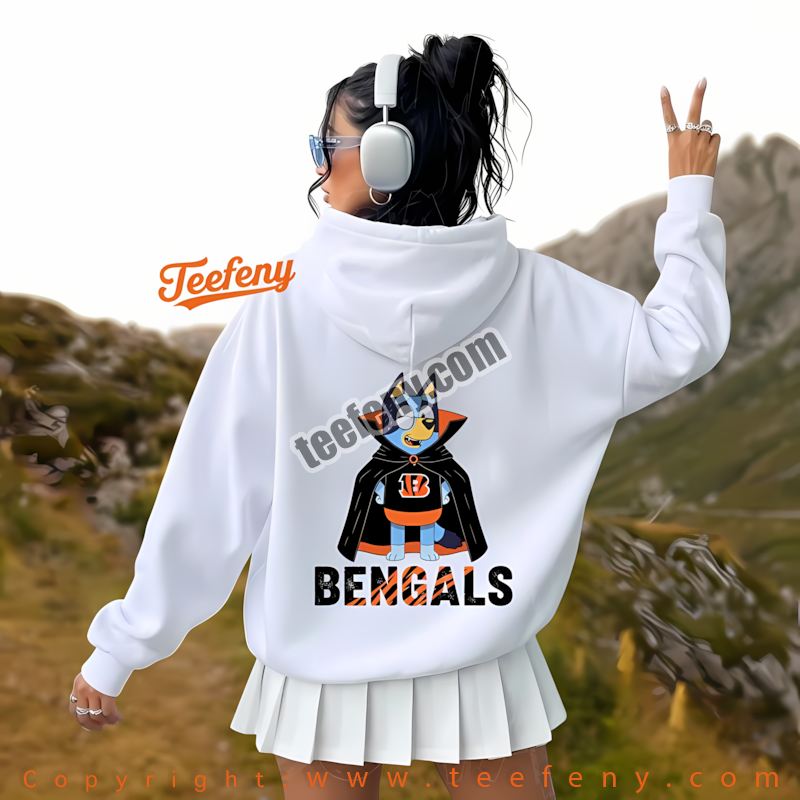 Cincinnati Bengals Bluey Vampire Halloween Hoodie Vintage Cincinnati Bengals Bluey Vampire Halloween Hoodie Vintage