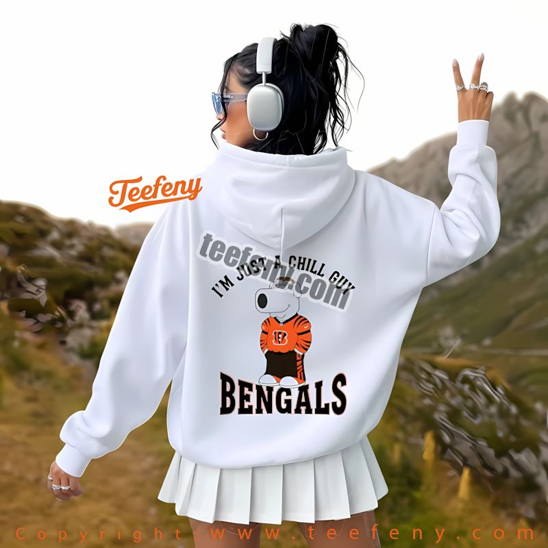 Cincinnati Bengals Brian Griffin Chill Guy Hoodie Men Women Cincinnati Bengals Brian Griffin Chill Guy Hoodie Men Women