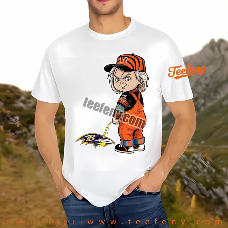 Cincinnati Bengals Chucky Ravens Rivalry Shirt Adults