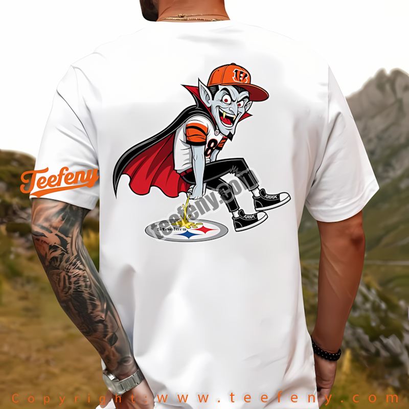 Cincinnati Bengals Dracula Steelers Rivalry Shirt Men