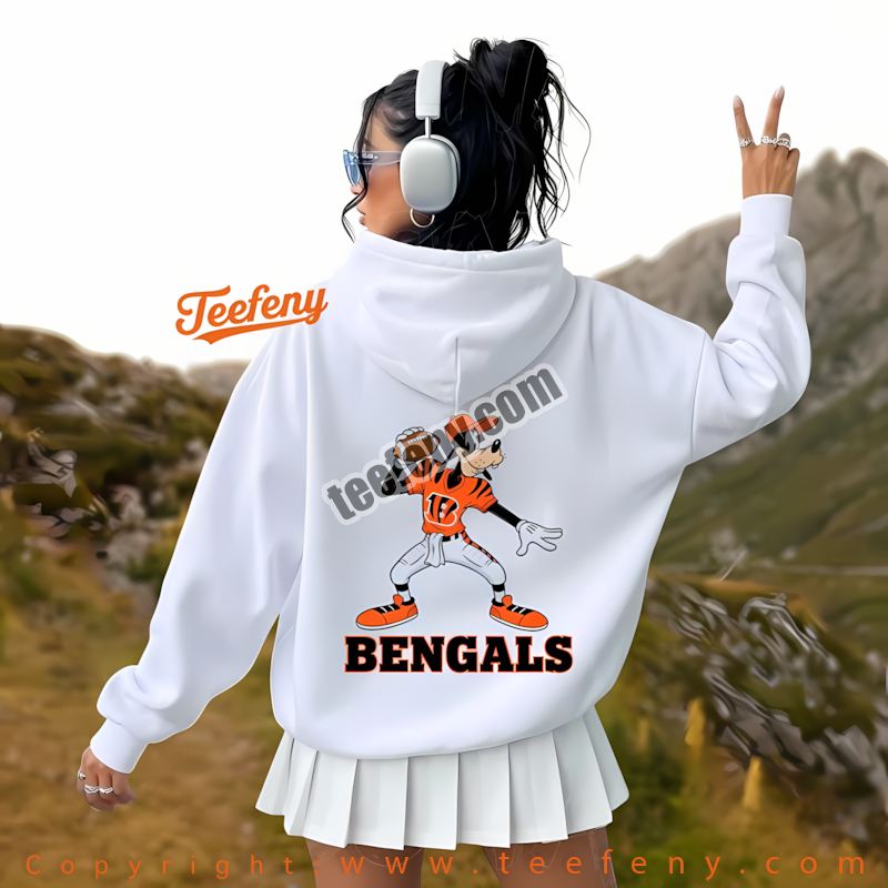 Cincinnati Bengals Goofy Football Quarterback Hoodie Youth Cincinnati Bengals Goofy Football Quarterback Hoodie Youth