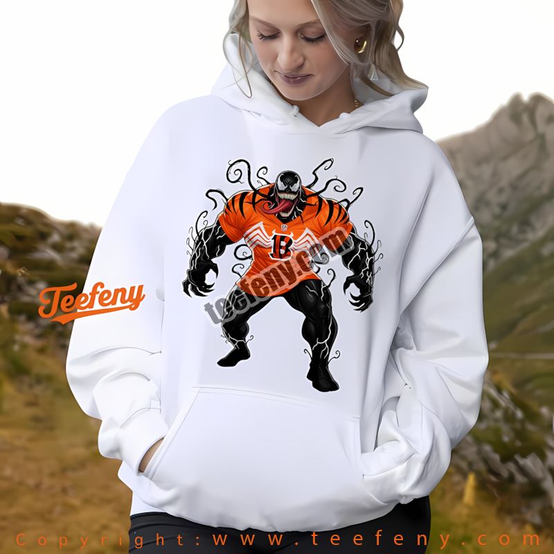 Cincinnati Bengals Halloween Venom Hoodie Holiday Cincinnati Bengals Halloween Venom Hoodie Holiday