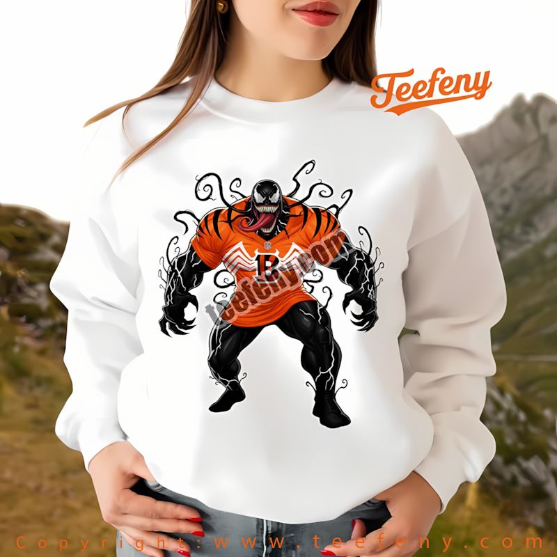 Cincinnati Bengals Halloween Venom Long Sleeve Holiday Cincinnati Bengals Halloween Venom Long Sleeve Holiday