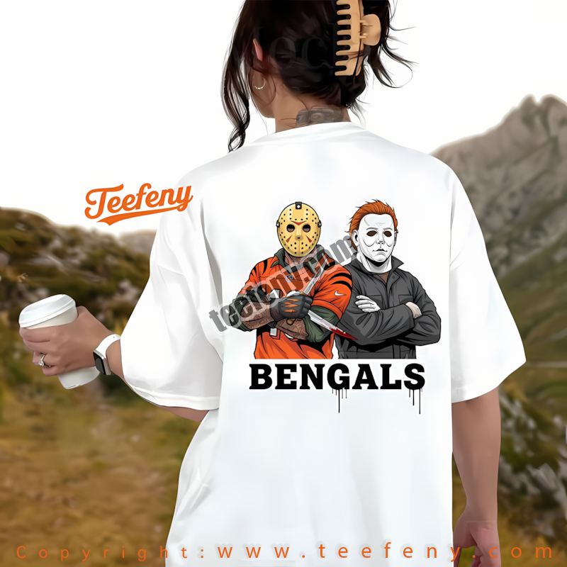 Cincinnati Bengals Jason Voorhees Michael Myers Horror Shirt Holiday