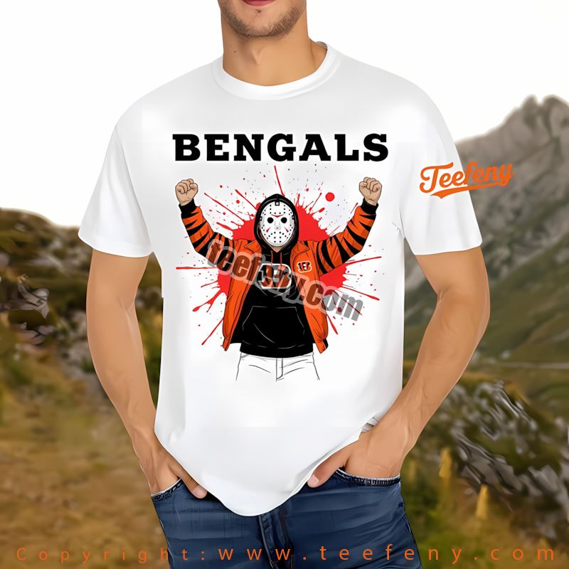 Cincinnati Bengals Jason Voorhees Victory Halloween Shirt Graphic