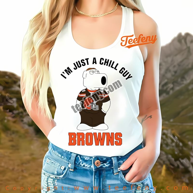 Cleveland Browns Brian Griffin Chill Guy Tanktop Youth Cleveland Browns Brian Griffin Chill Guy Tanktop Youth