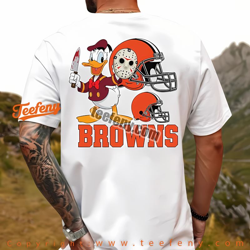 Cleveland Browns Donald Duck Rad Like Dad Shirt Men
