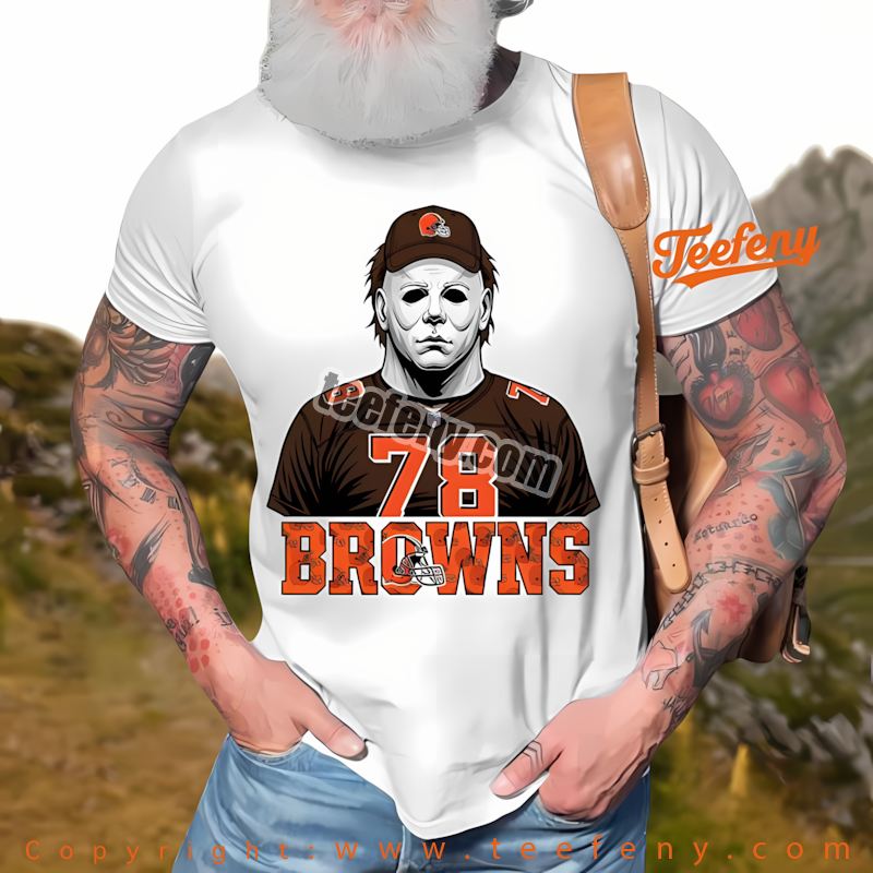 Cleveland Browns Mickey Mouse Fathor Shirt Cotton