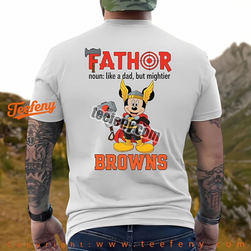 Cleveland Browns Mickey Mouse Rad Dad Shirt Unisex