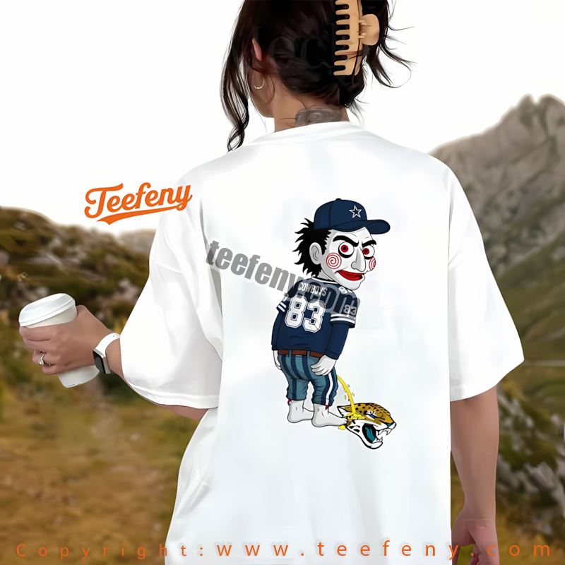 Dallas Cowboys Billy Puppet Halloween Jaguars Rivalry Shirt Teen