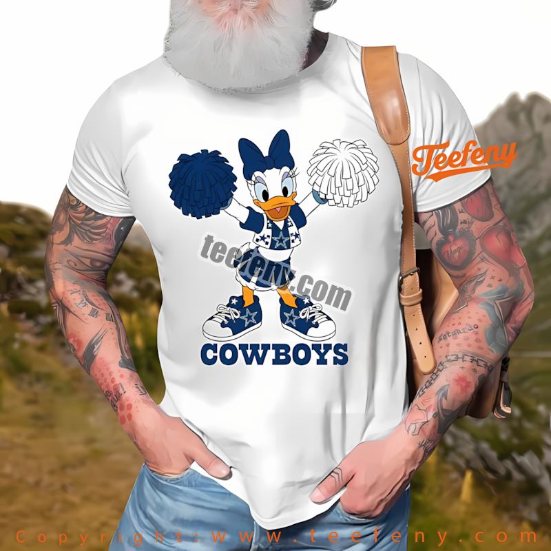 Dallas Cowboys Daisy Duck Cheerleader Shirt Youth