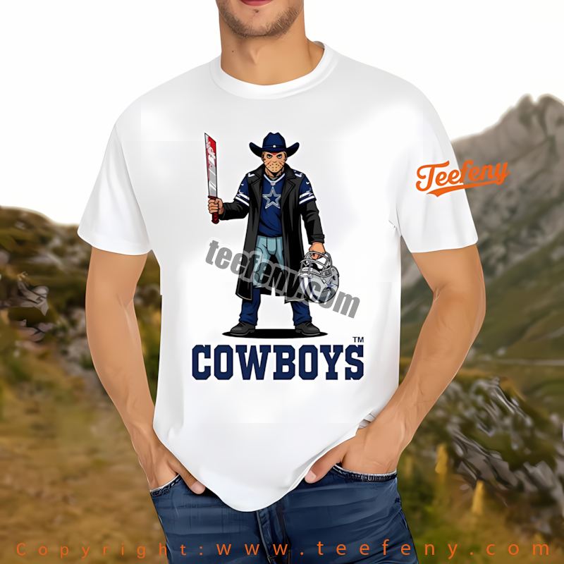 Dallas Cowboys Jason Voorhees Halloween Shirt Women