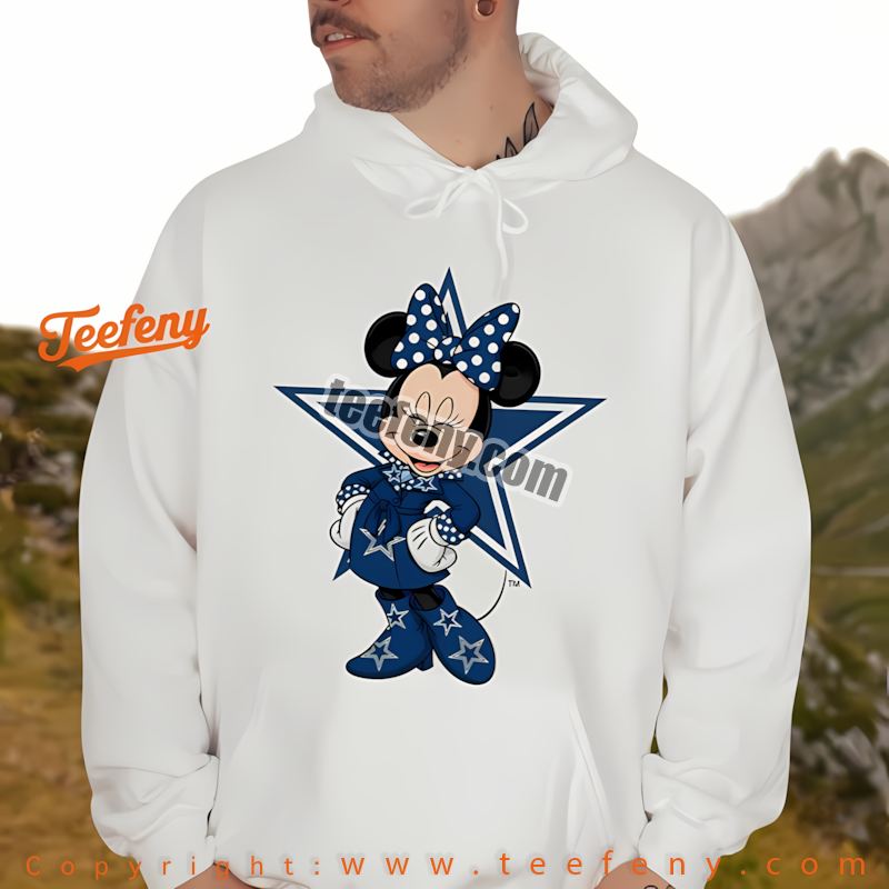Dallas Cowboys Minnie Mouse Star Fashion Shirt Hoodien Dallas Cowboys Minnie Mouse Star Fashion Shirt Hoodien