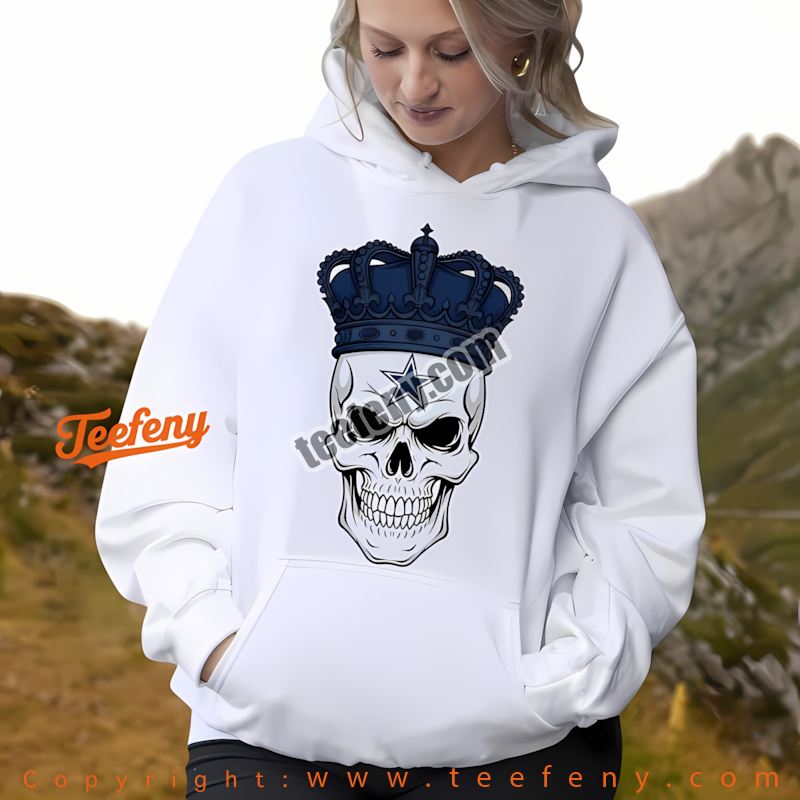 Dallas Cowboys Skull Crown Dark Grunge Shirt Hoodien Dallas Cowboys Skull Crown Dark Grunge Shirt Hoodien