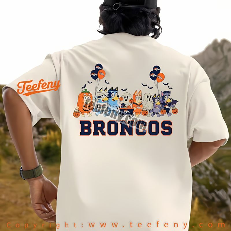 Denver Broncos Bluey Fathor Shirt Men