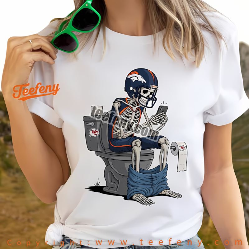 Denver Broncos Rock Santa Merry Christmas Shirt Vintage