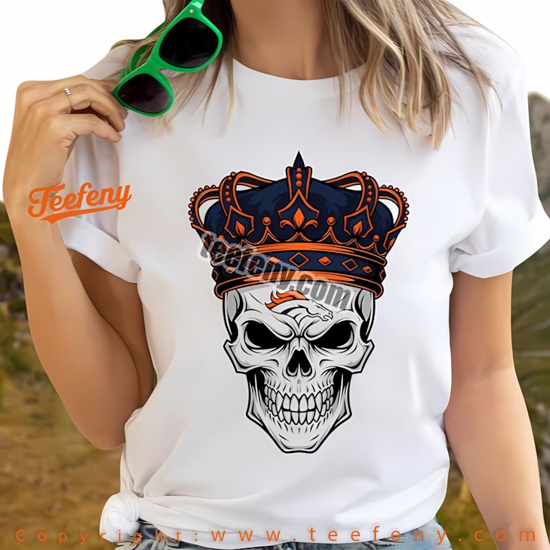 Denver Broncos Stitch Jason Halloween Shirt Vintage