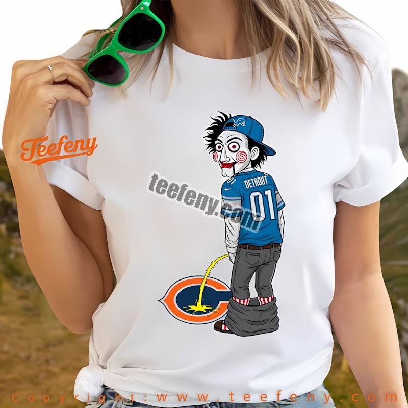Detroit Lions Baby Yoda Pennywise Halloween Shirt Teen