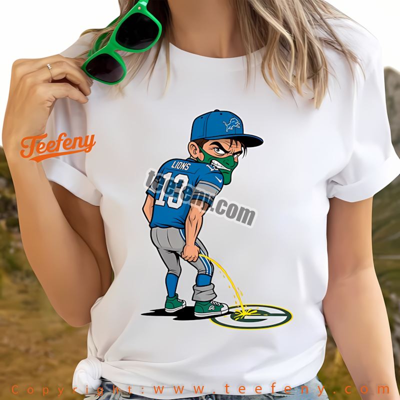 Detroit Lions Hello Kitty Deadpool Shirt Men Women