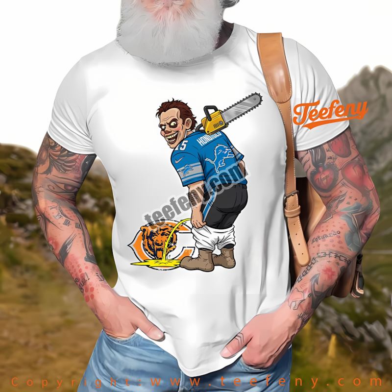 Detroit Lions Jason Voorhees Michael Myers Horror Shirt Teen