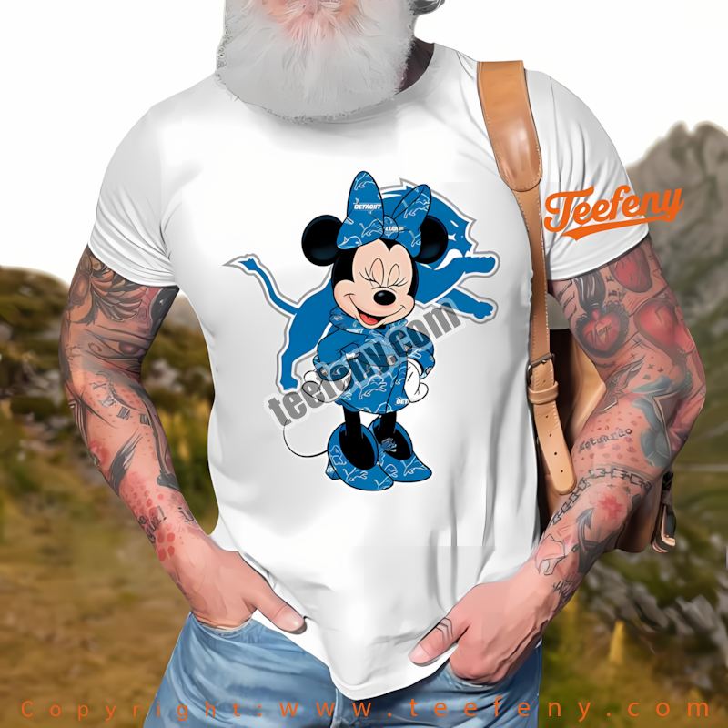 Detroit Lions Mickey Mouse Rad Dad Shirt Vintage