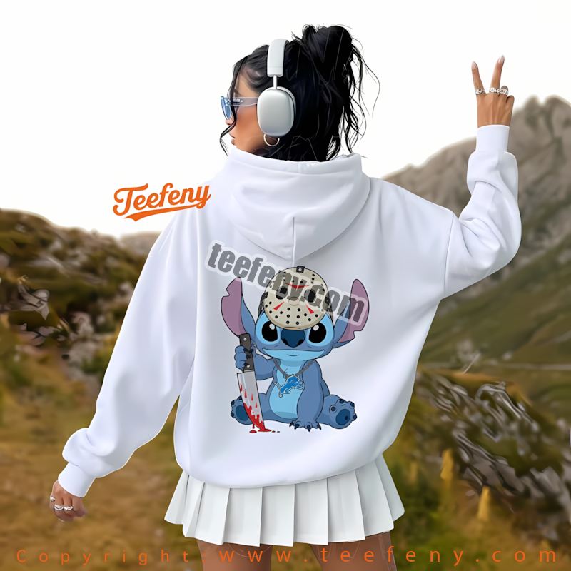 Detroit Lions Stitch Jason Halloween Hoodie Men Women Detroit Lions Stitch Jason Halloween Hoodie Men Women