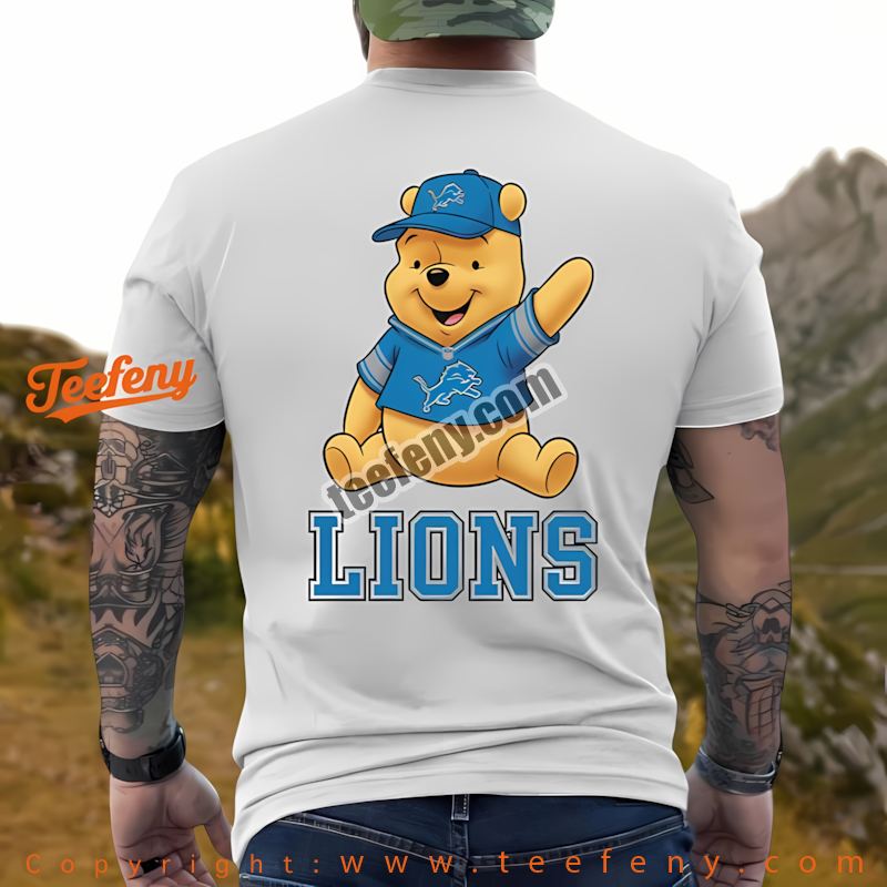 Detroit Lions Winnie The Pooh Football Team Spirit Shirt Teen Detroit Lions Winnie The Pooh Football Team Spirit Shirt Teen
