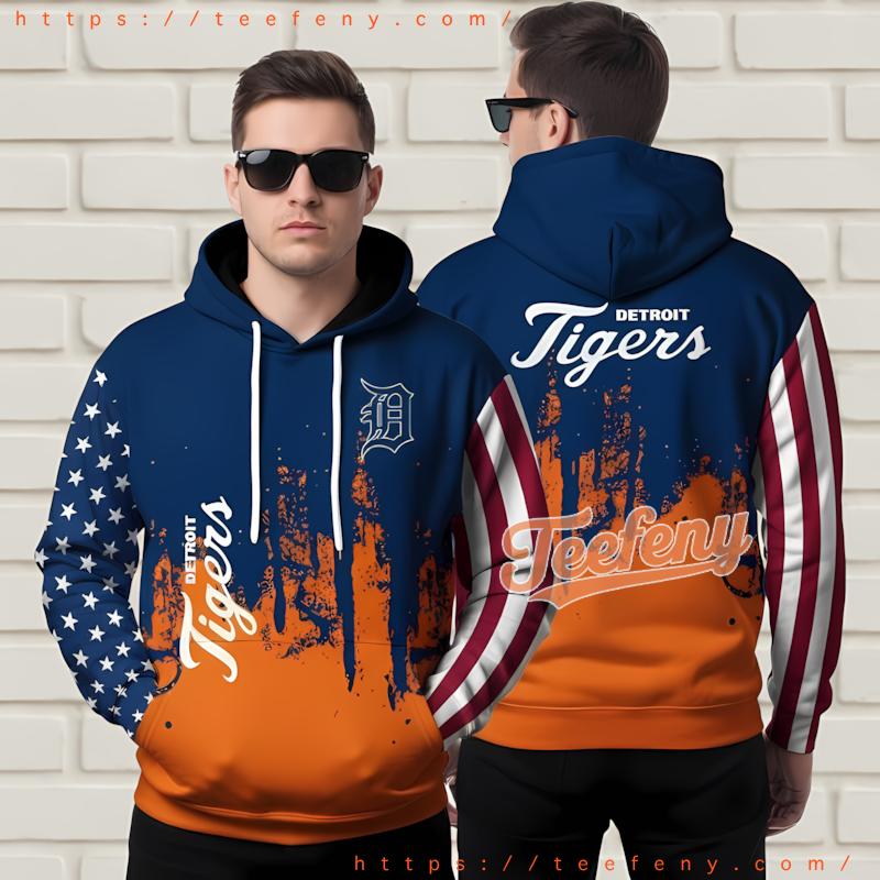 Detroit Tigers Al Kaline Signature 3D Pullover Hoodie Orange Detroit Tigers Al Kaline Signature 3D Pullover Hoodie Orange