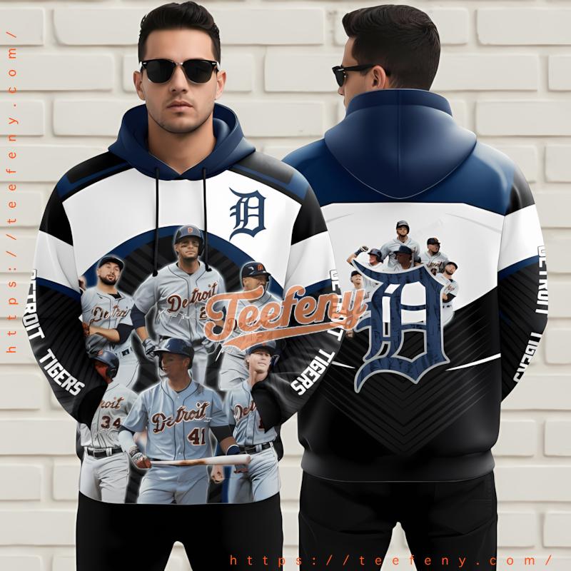 Detroit Tigers Legend Team 3D Hoodie Zipper Black Detroit Tigers Legend Team 3D Hoodie Zipper Black