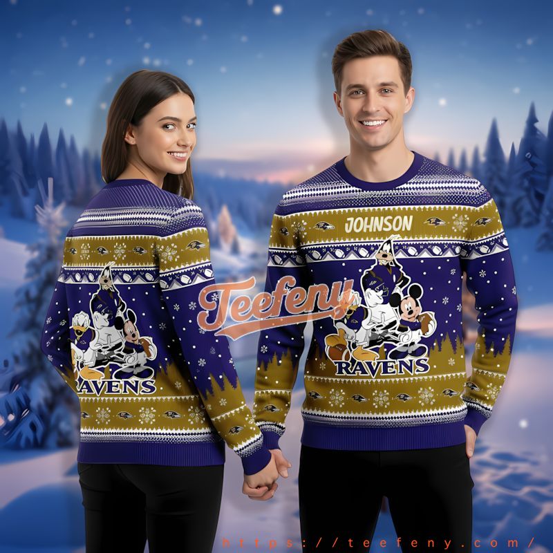 Dj Santa Chicago Bears Blue Orange Light Up Ugly Sweater