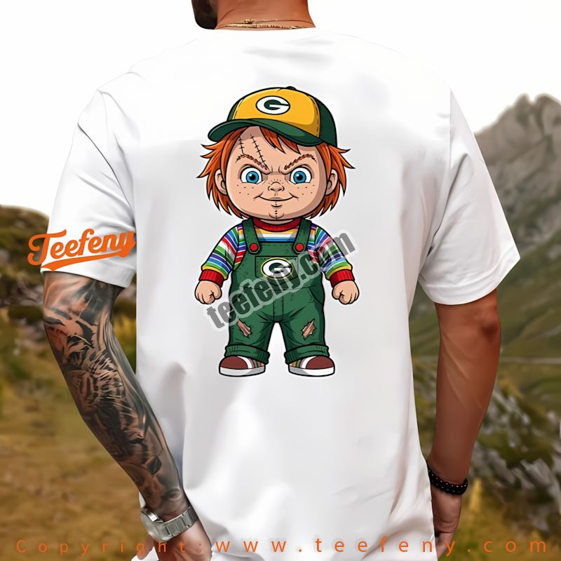 Green Bay Packers Chucky Killer Halloween Shirt Youth