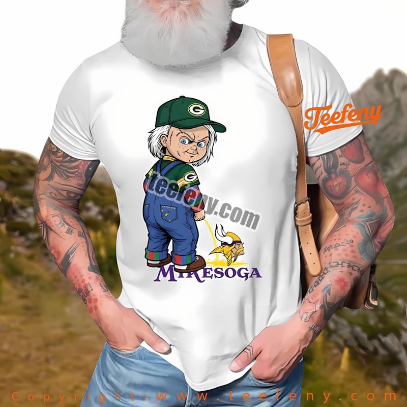 Green Bay Packers Chucky Minnesota Vikings Rivalry Shirt Youth
