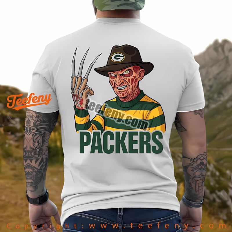 Green Bay Packers Freddy Krueger Halloween Shirt Unisex
