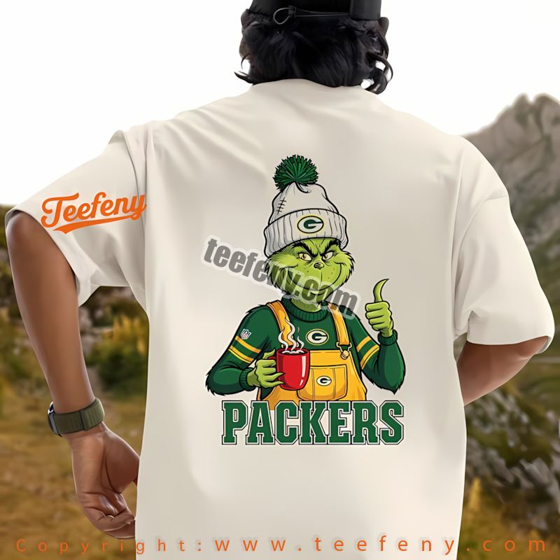 Green Bay Packers The Grinch Winter Hot Cocoa Holiday Shirt Holiday