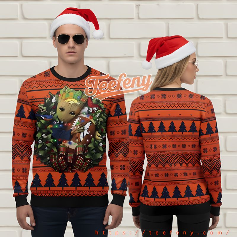 Grinch Hand Best Xmas Sweater Dallas Cowboys Blue