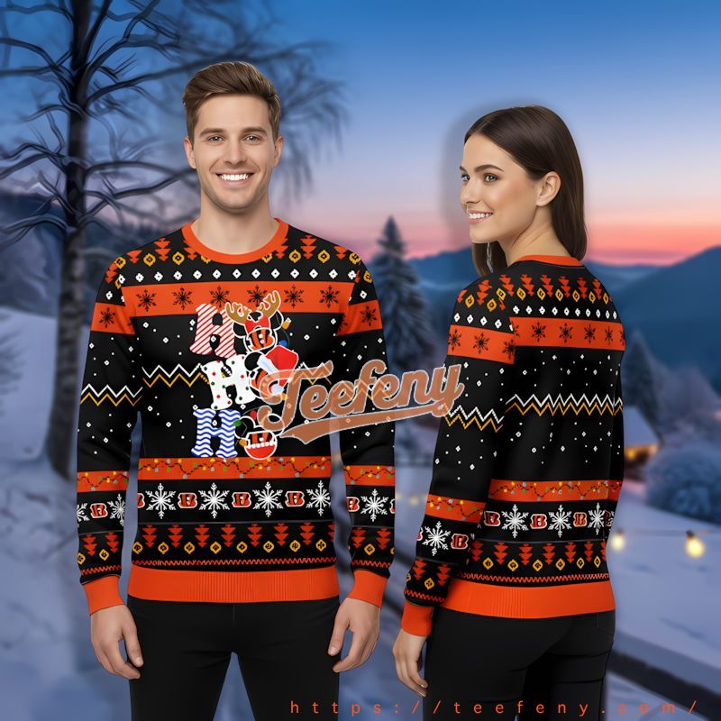 Ho Ho Ho Carolina Panthers Santa Claus Blue Custom Xmas Sweaters