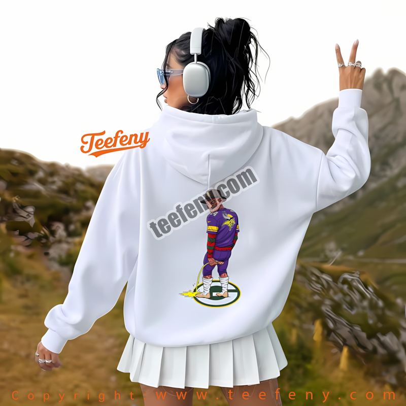 Minnesota Vikings Freddy Krueger Packers Rivalry Hoodie Cotton Minnesota Vikings Freddy Krueger Packers Rivalry Hoodie Cotton