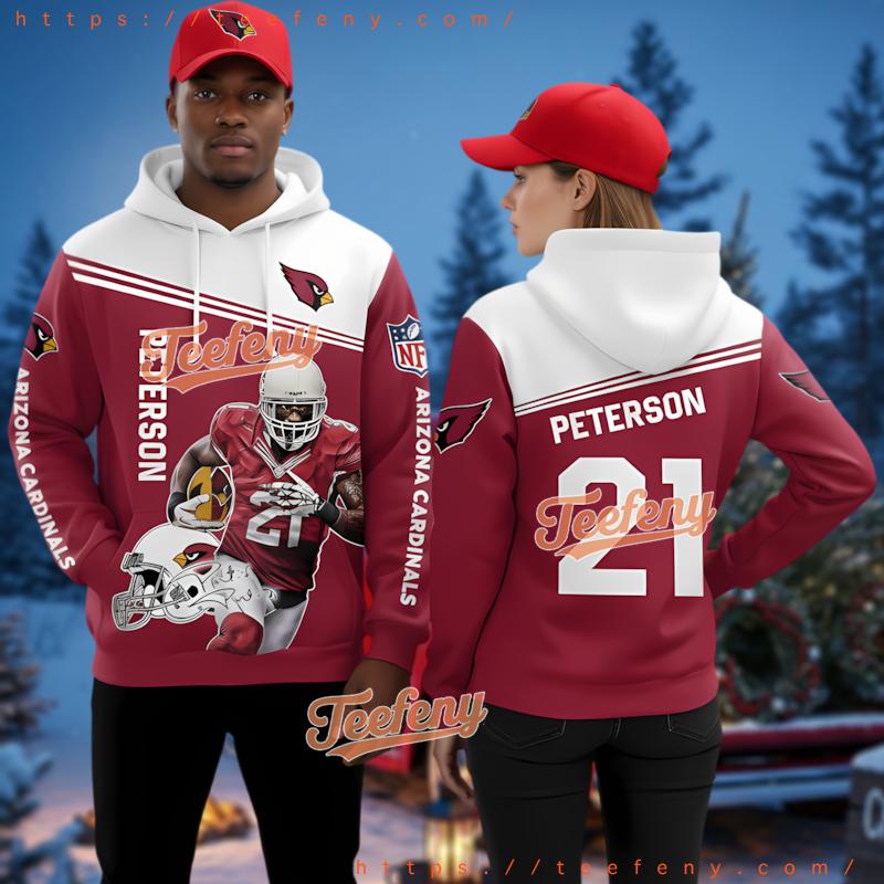 Personalized Arizona Cardinals Player 21 3D Hoodie Graphic