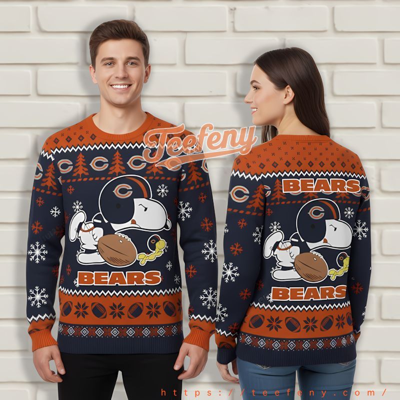 Snoopy Woodstock Cincinnati Bengals Christmas Sweater Adults Blue Orange Snoopy Woodstock Cincinnati Bengals Christmas Sweater Adults Blue Orange