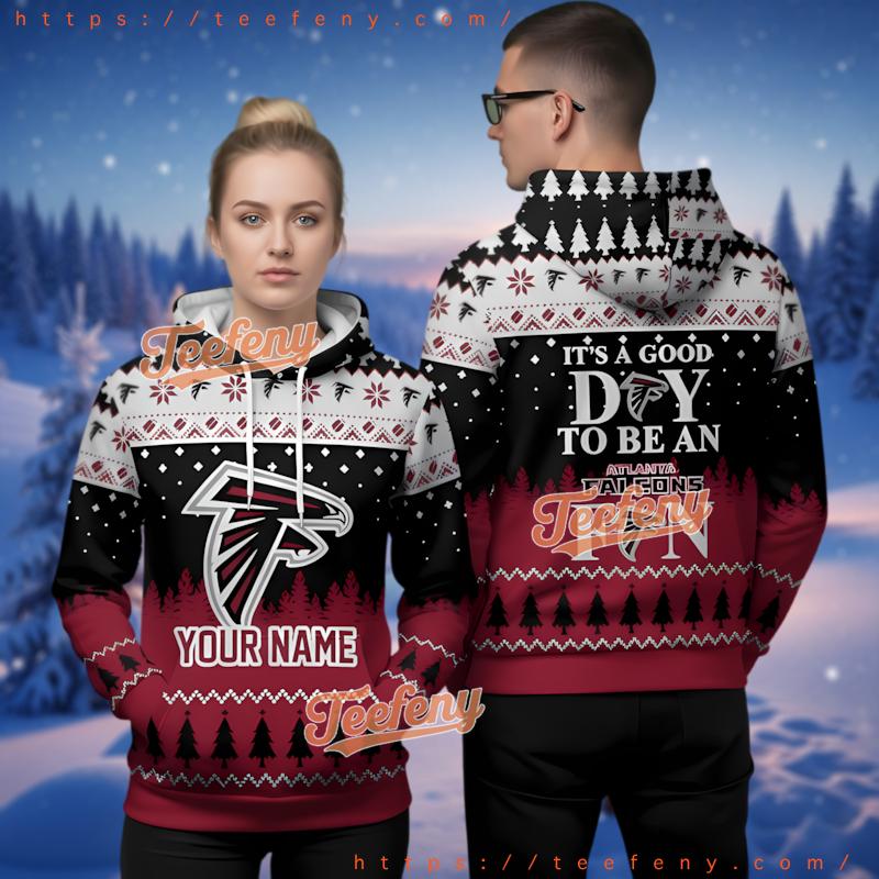 Atlanta Falcons Good Day To Be A Fan 3D Ugly Christmas Hoodie