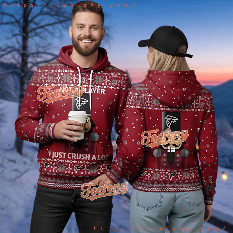 Atlanta Falcons Nutcracker Ugly Christmas 3D Hoodie Not A Player