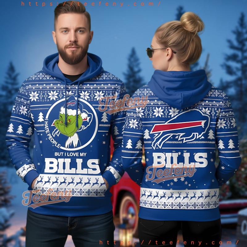Buffalo Bills Grinch Quote Ugly Christmas Hoodie 3D Print