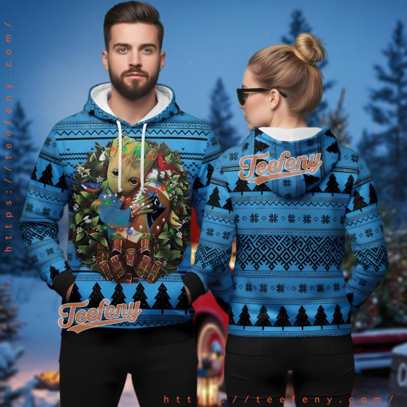 Buffalo Bills Xmas Bell Forest 3D Ugly Christmas Hoodie Buffalo Bills Xmas Bell Forest 3D Ugly Christmas Hoodie