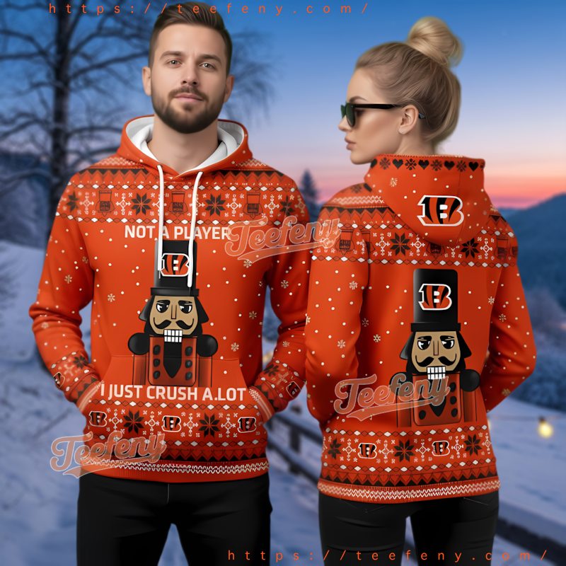 Cincinnati Bengals Nutcracker Ugly Christmas 3D Hoodie