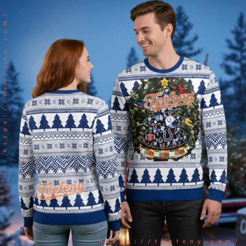 Indianapolis Colts Football Team Ugly Christmas Sweater