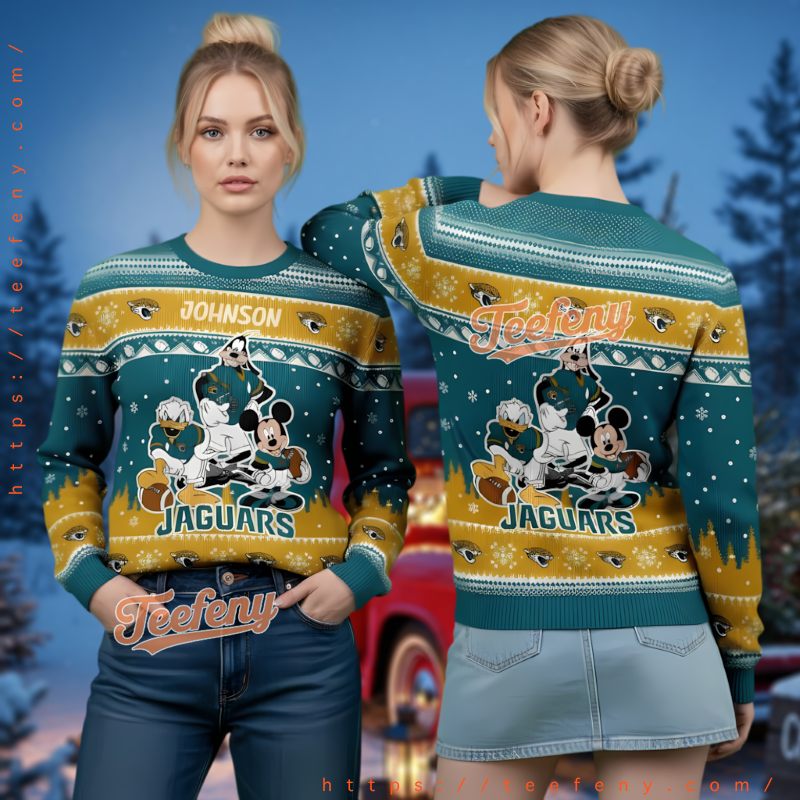 Jacksonville Jaguars Homer Simpson Ugly Christmas Sweater Jacksonville Jaguars Homer Simpson Ugly Christmas Sweater