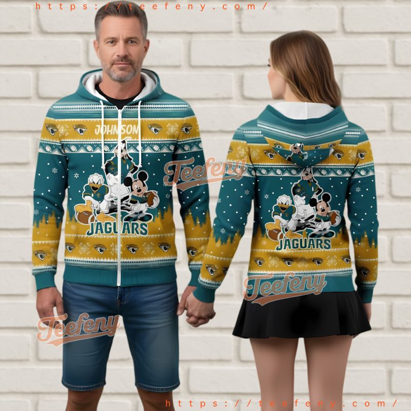 Jacksonville Jaguars Its A Good Day To Be A Fan Ugly Christmas 3D Hoodie Jacksonville Jaguars Its A Good Day To Be A Fan Ugly Christmas 3D Hoodie